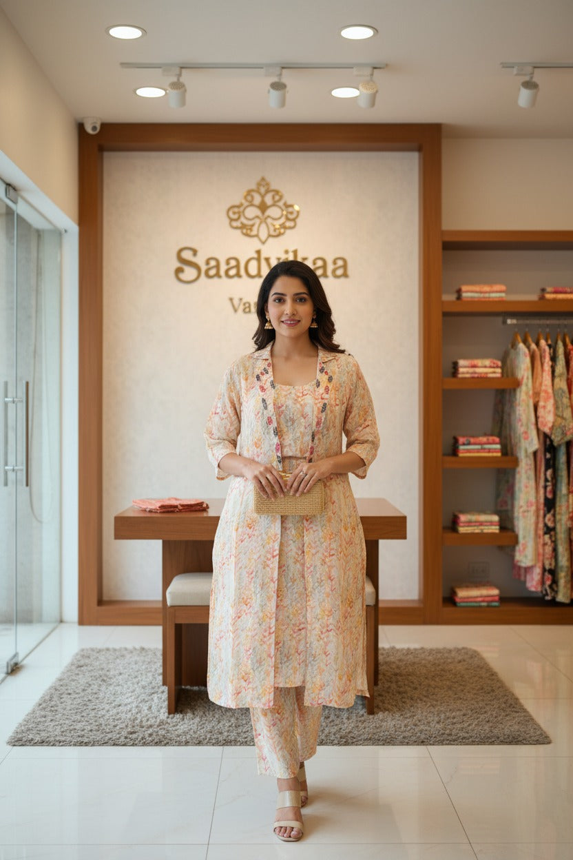 Coat Model 3 Piece Set