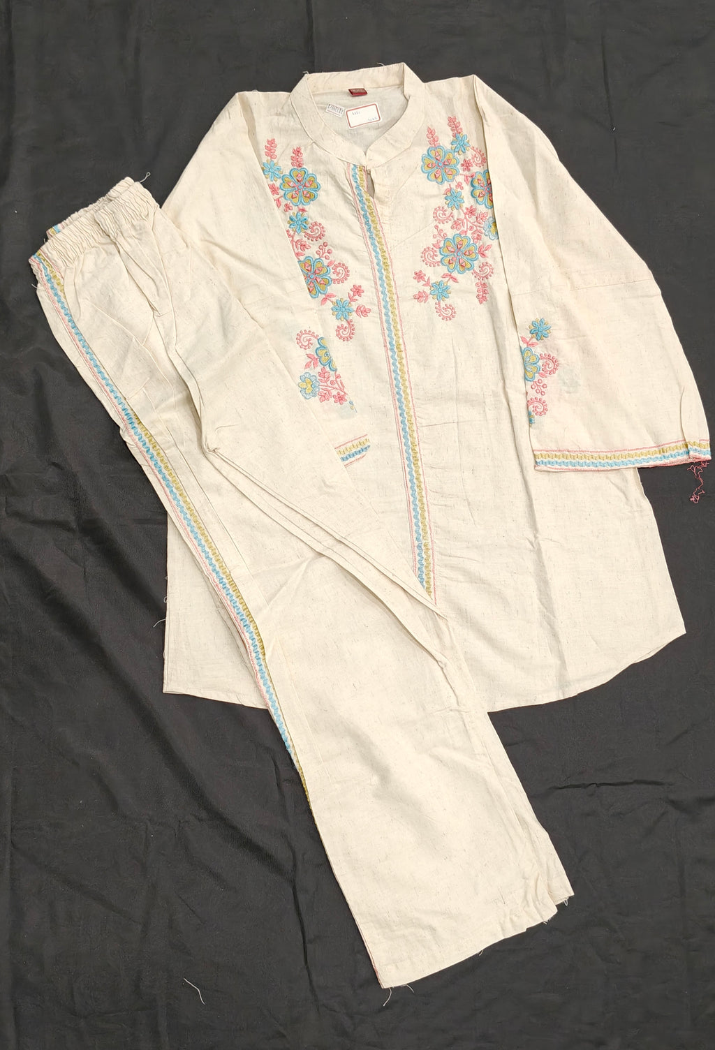 Embroidered Cotton Co-ord Set