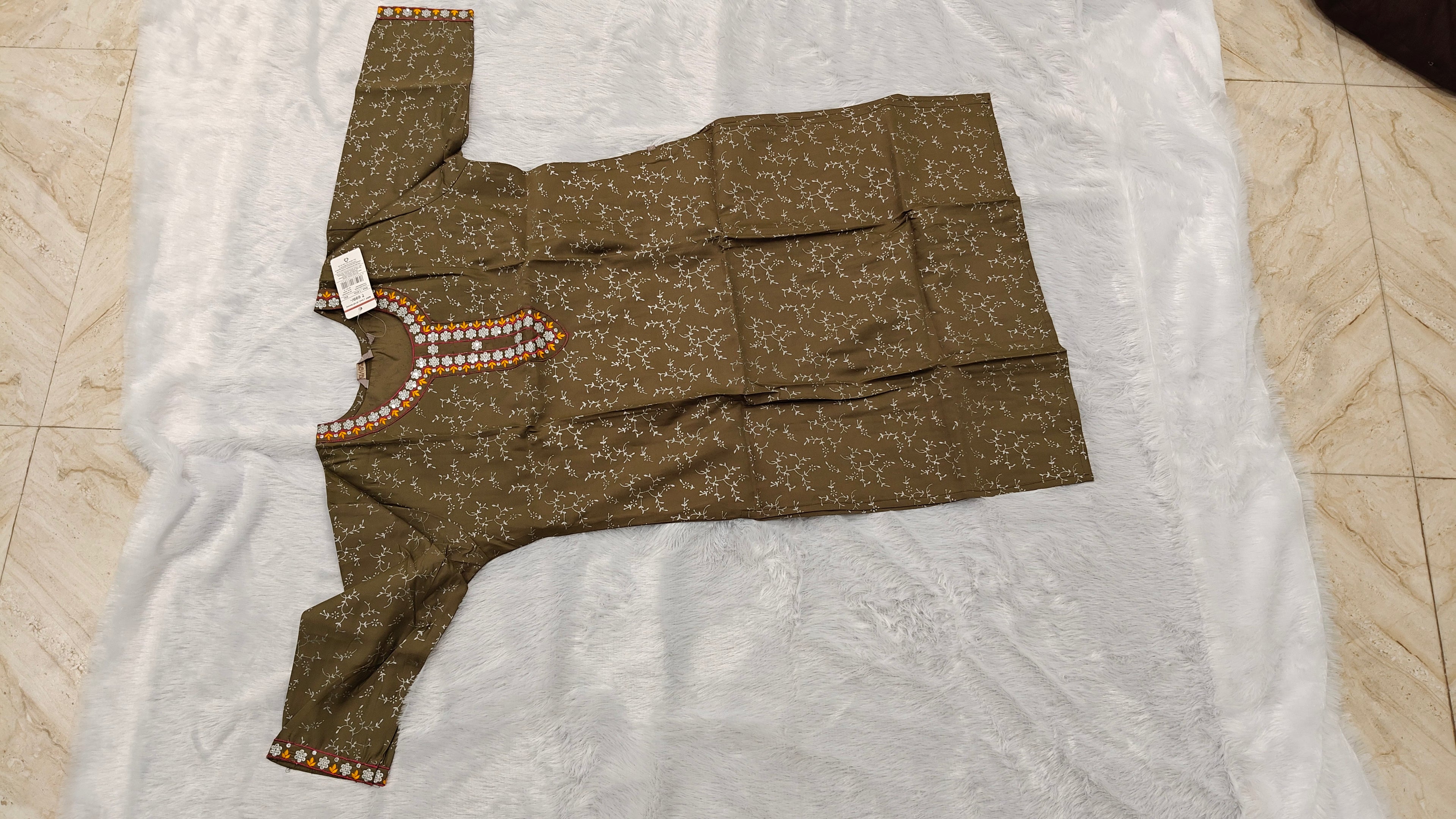 Elegant Printed Cotton Kurti