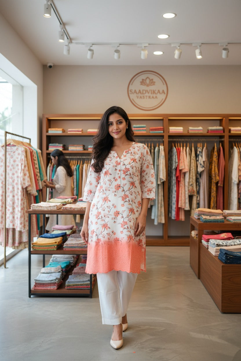 3 Piece Set Chikankari work